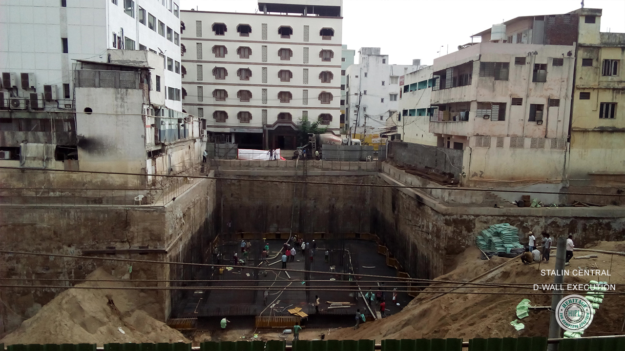 diaphragm wall construction contractors in vijayawada